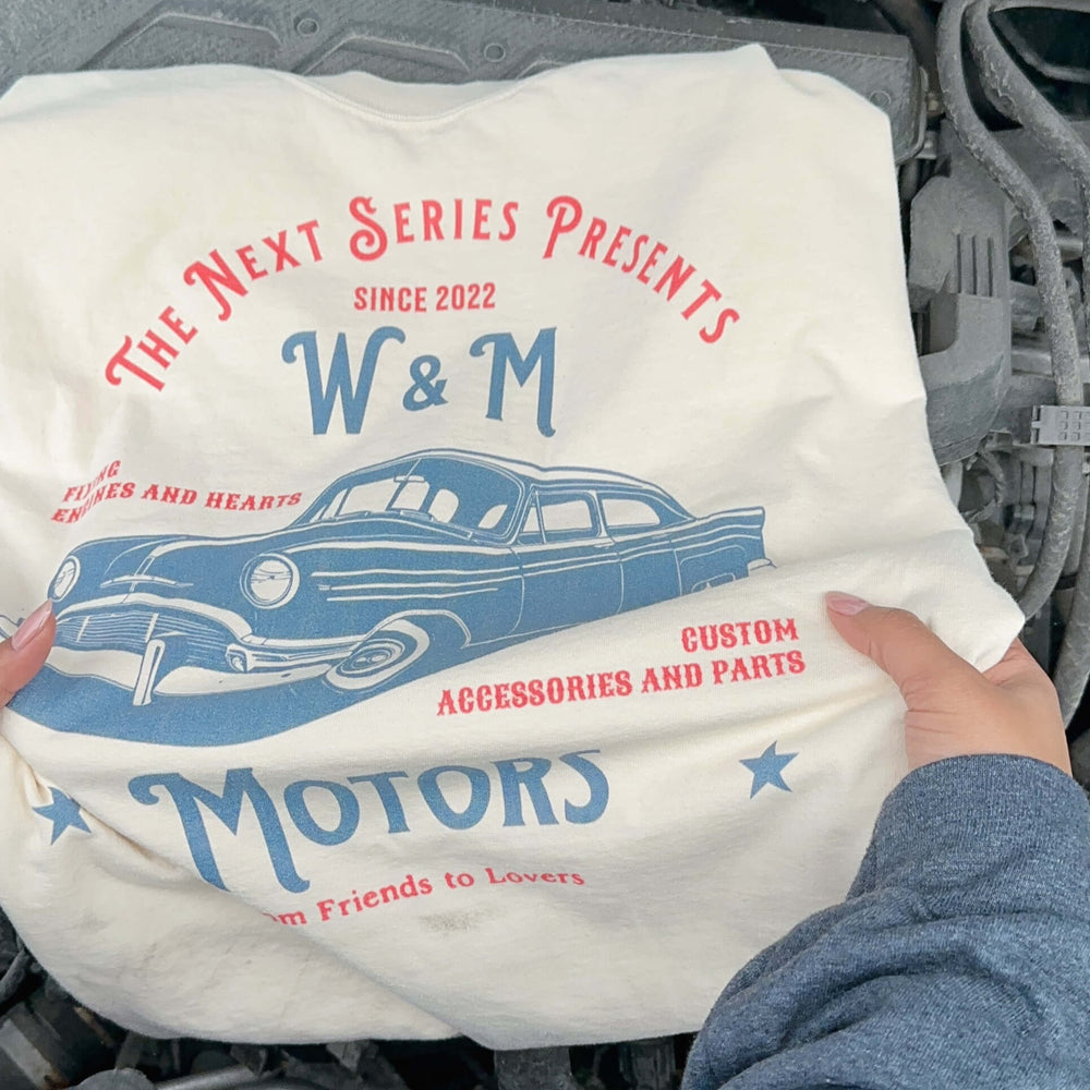 
                      
                        W & M Motors Tee
                      
                    