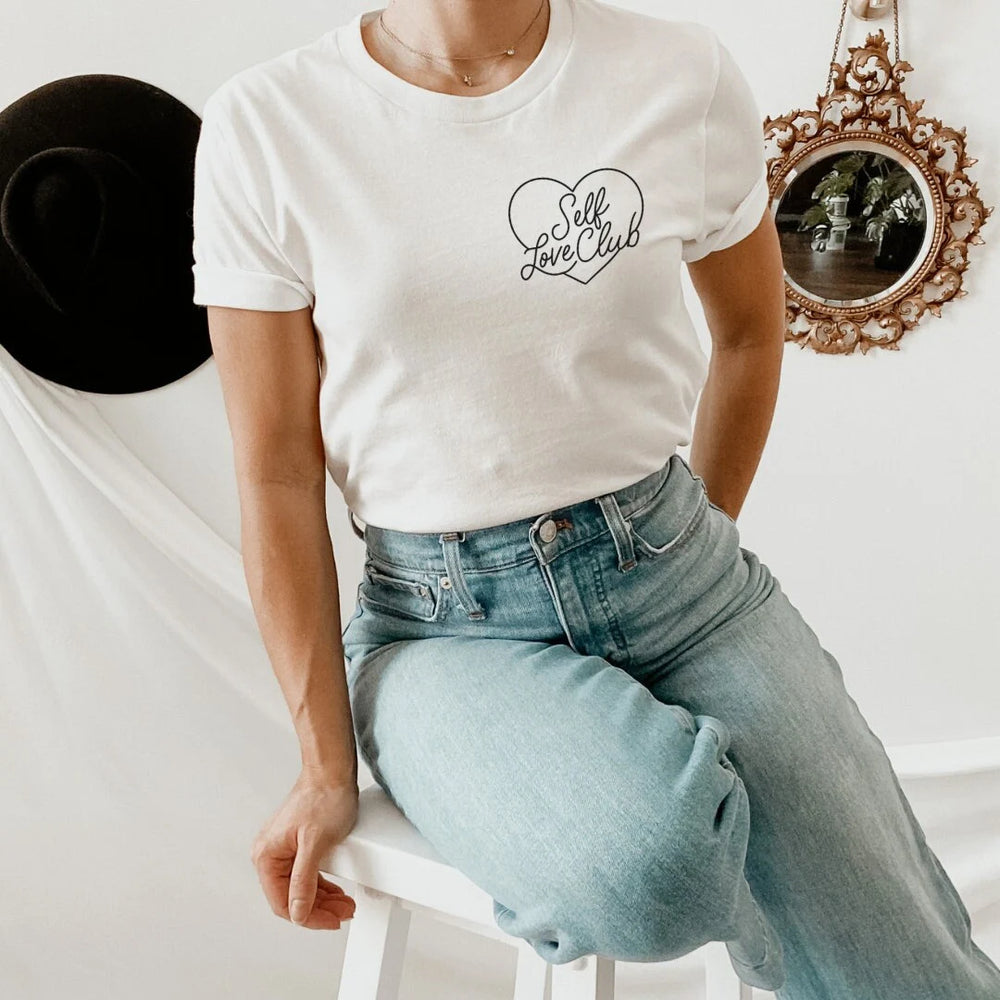 
                      
                        Self Love Club Embroidered Shirt
                      
                    