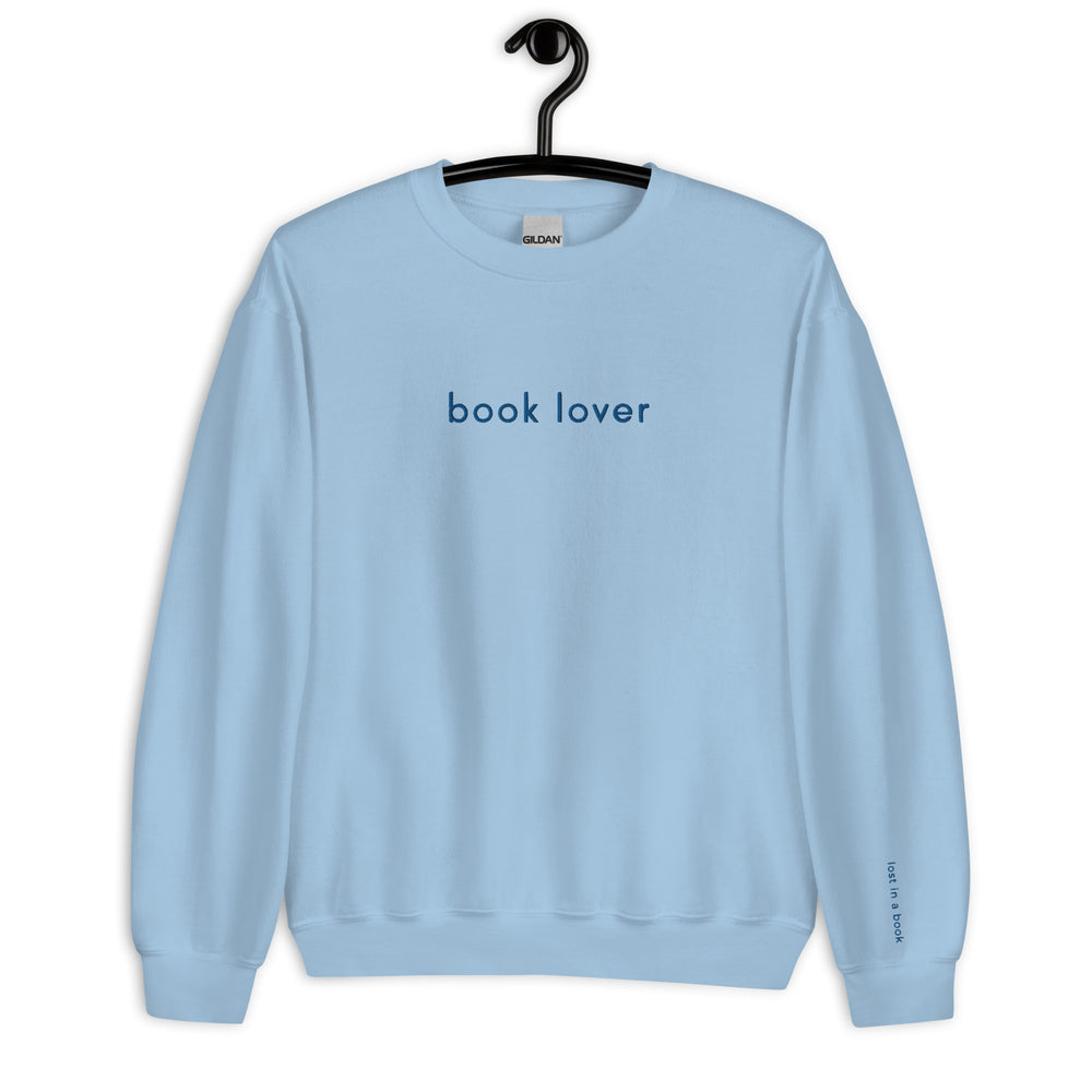 
                      
                        Book Lover Embroidered Sweatshirt
                      
                    