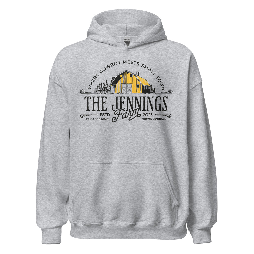 
                      
                        The Jennings Farm Hoodie
                      
                    